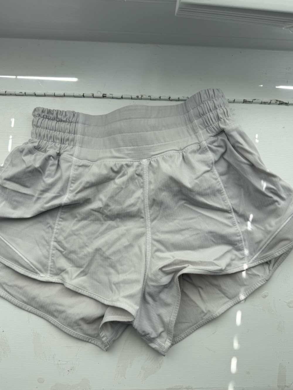 White Hotty Hot High-Rise Lined Short 2.5"
